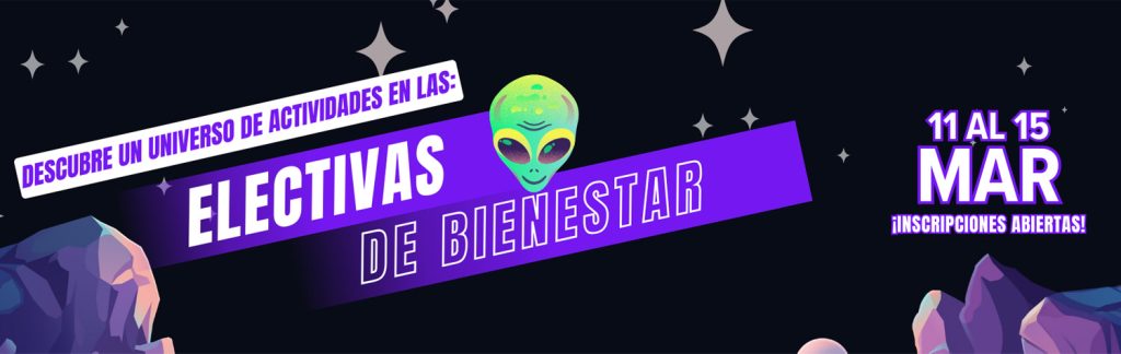 ¡Descubre un universo de actividades en las electivas de bienestar! ¡Descubre un universo de actividades en las electivas de bienestar!